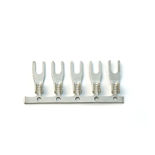 Terminales de Horquilla de Cobre Sin Aislamiento